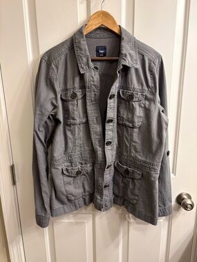 GAP Gray Utility Field Jacket XL